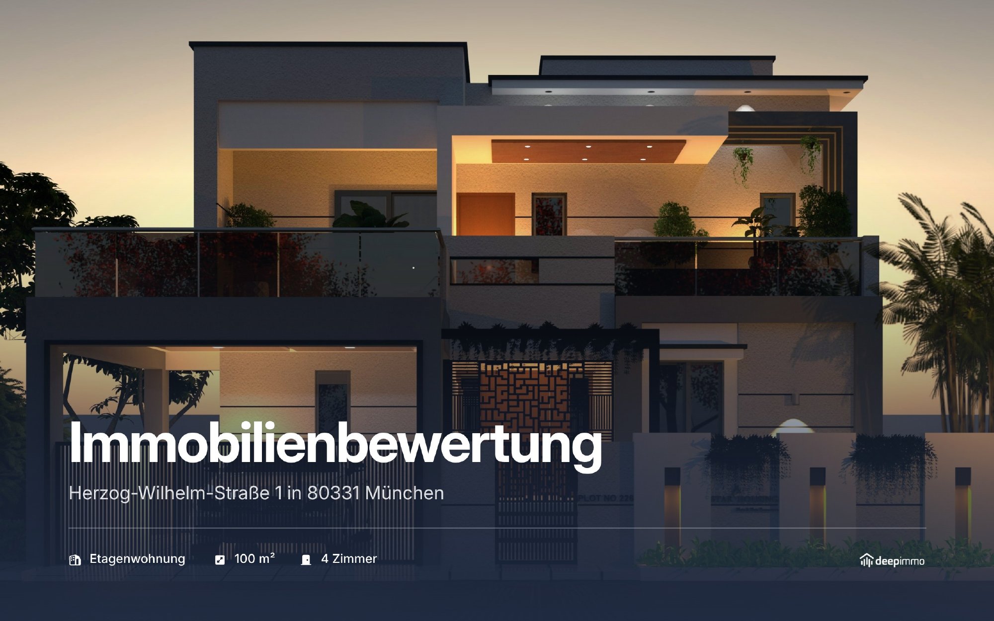 Titelfolie – Bewertungspräsentation Herzog-Wilhelm-Straße 1, München