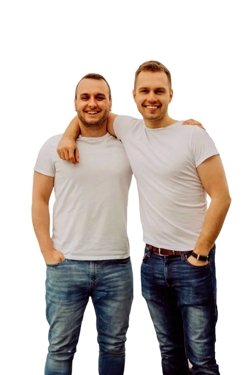 Die Gründer von DeepImmo, Tim und Lars
